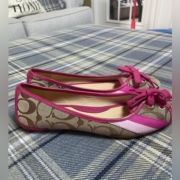 Coach janelle signature flats pink - Picture 5 of 9